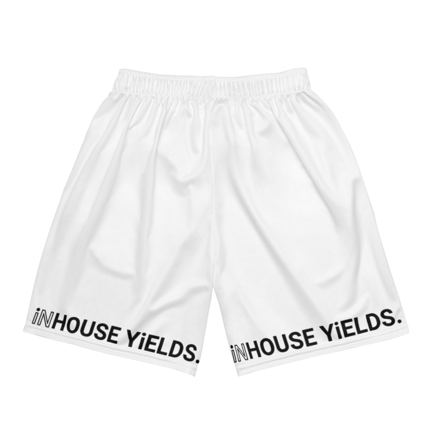 iNHOUSE YiELDS. Unisex mesh shorts (White)