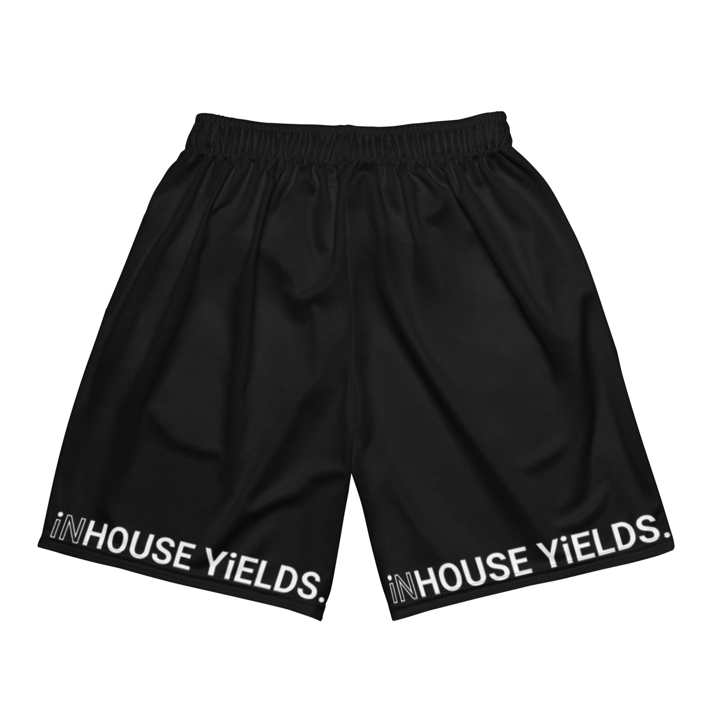 iNHOUSE YiELDS. Unisex mesh shorts (Black)