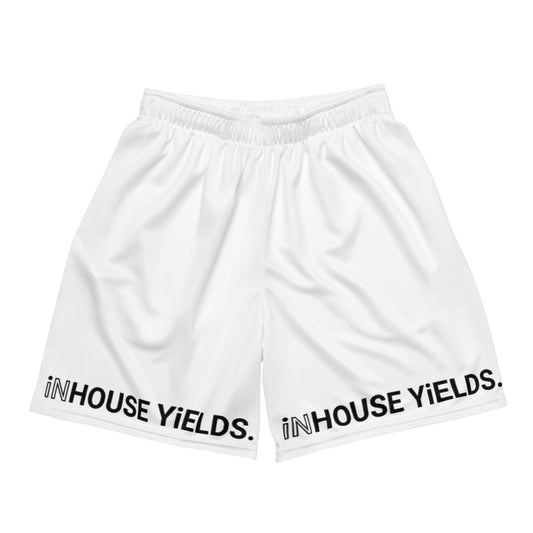 iNHOUSE YiELDS. Unisex mesh shorts (White)