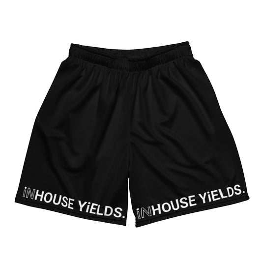 iNHOUSE YiELDS. Unisex mesh shorts (Black)